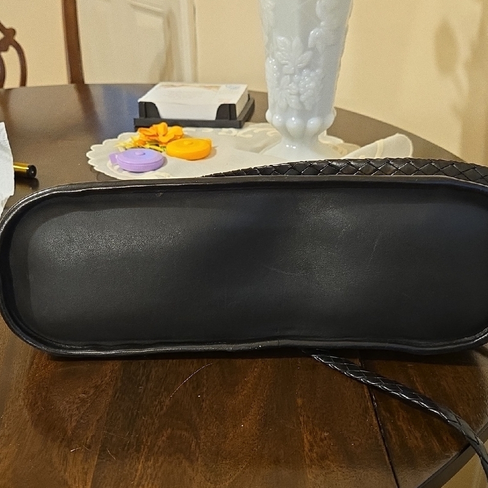 Vintage Brighton Black Crocodile Texture Shoulder Bag.Stunning! - Picture 6 of 9